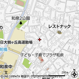 東京都杉並区和泉2丁目43-7周辺の地図