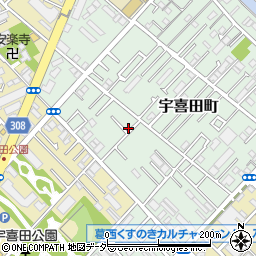 東京都江戸川区宇喜田町1250周辺の地図
