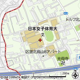 東京都世田谷区北烏山8丁目周辺の地図