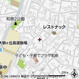 東京都杉並区和泉2丁目43-12周辺の地図
