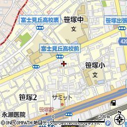 せい家 笹塚店周辺の地図