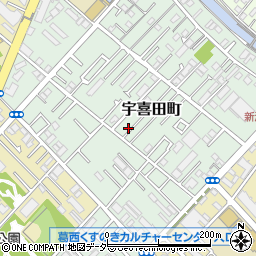 東京都江戸川区宇喜田町1324周辺の地図