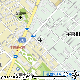 東京都江戸川区宇喜田町1241周辺の地図