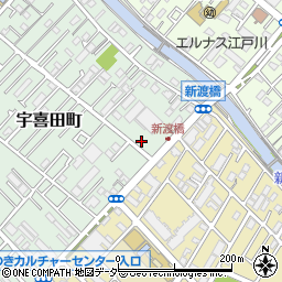 東京都江戸川区宇喜田町1399周辺の地図