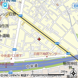 東京都日野市日野889周辺の地図