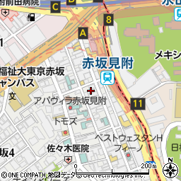 十干 赤坂見附店周辺の地図