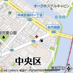 東新川橋際公衆トイレ周辺の地図