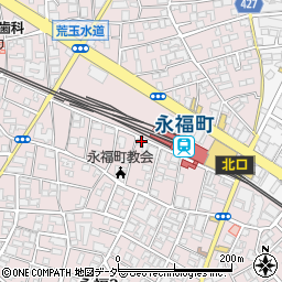 日生　永福町駅前保育園・ひびき周辺の地図