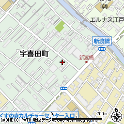 東京都江戸川区宇喜田町1383周辺の地図