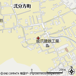 東京都八王子市弐分方町290-6周辺の地図