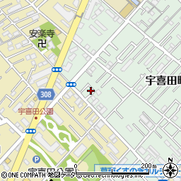 東京都江戸川区宇喜田町1240周辺の地図