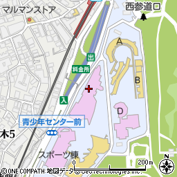 東京都渋谷区代々木神園町3周辺の地図