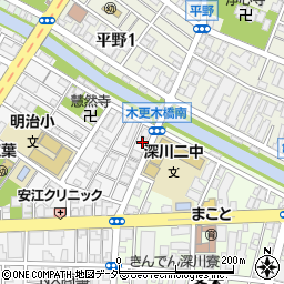 東京都江東区深川2丁目30周辺の地図