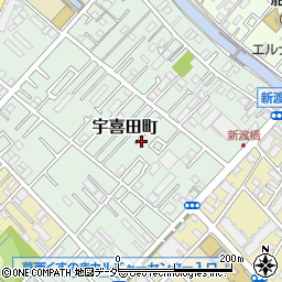 東京都江戸川区宇喜田町1374周辺の地図