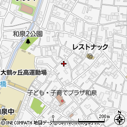 東京都杉並区和泉2丁目43-9周辺の地図