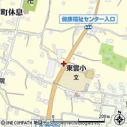 山梨県甲州市勝沼町休息1625周辺の地図