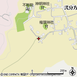 東京都八王子市弐分方町169周辺の地図