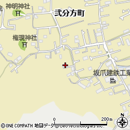 東京都八王子市弐分方町245周辺の地図