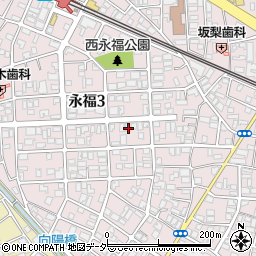 東京都杉並区永福3丁目24-11周辺の地図