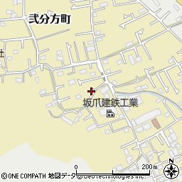 東京都八王子市弐分方町290-2周辺の地図