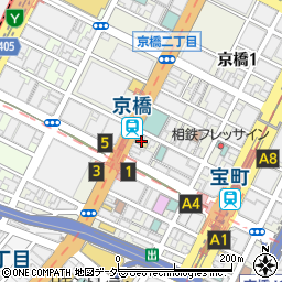 京橋クリニック周辺の地図