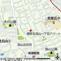東京都世田谷区北烏山1丁目52-21周辺の地図