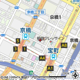 京ばし とり安 本店周辺の地図