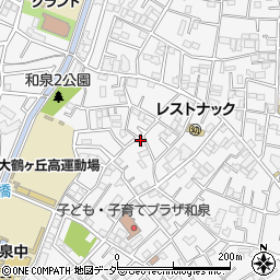 東京都杉並区和泉2丁目43-10周辺の地図