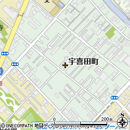 東京都江戸川区宇喜田町1328周辺の地図