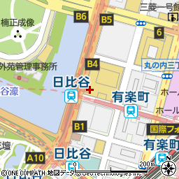 帝国劇場周辺の地図
