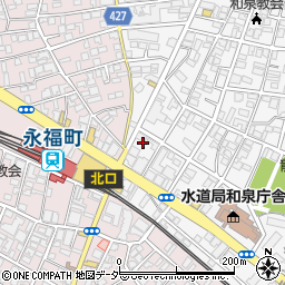 ニューＮ　永福町店周辺の地図