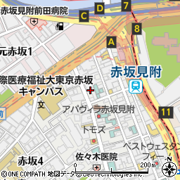 水道レスキュー外苑前・赤坂見附周辺の地図
