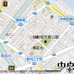 NANO　dental　care　茅場町新川周辺の地図