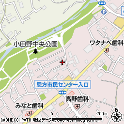 東京都八王子市西寺方町439周辺の地図