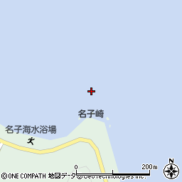 名子崎周辺の地図