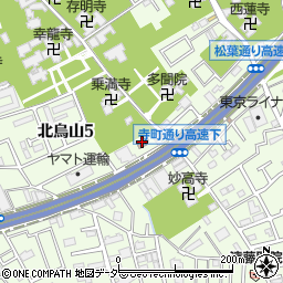 寺町通り区民集会所周辺の地図