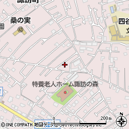 東京都八王子市諏訪町166周辺の地図