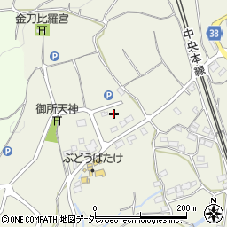 山梨県甲州市勝沼町菱山1393-2周辺の地図