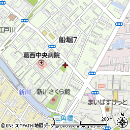 セブンイレブン江戸川船堀７丁目店周辺の地図