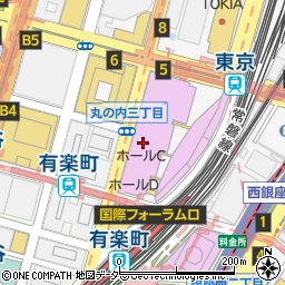 酒蔵レストラン 宝 by 夢酒 東京国際フォーラム店周辺の地図