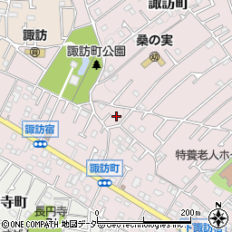 東京都八王子市諏訪町209周辺の地図