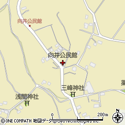 向井公民館周辺の地図