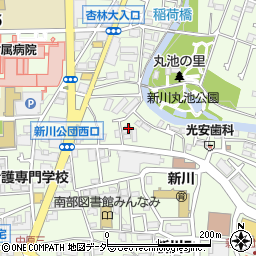 東京都三鷹市新川5丁目5-6周辺の地図