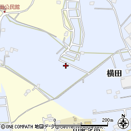 千葉県山武市横田1077周辺の地図