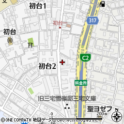 東京都渋谷区初台2丁目29-3周辺の地図