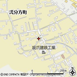東京都八王子市弐分方町287周辺の地図