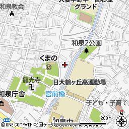 コーポさつき周辺の地図