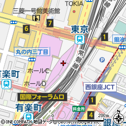 東京国際フォーラム　Ｇ４０９周辺の地図