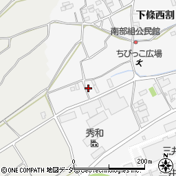山梨県韮崎市大草町下條西割859-2周辺の地図