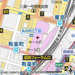 東京国際フォーラム周辺の地図